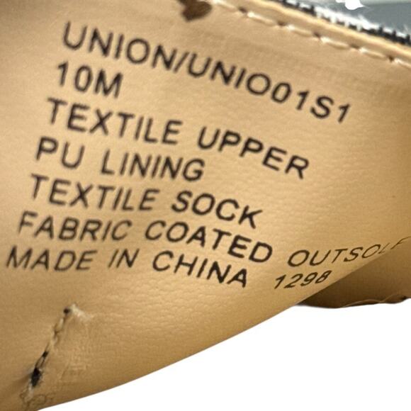 Steve Madden Union Black Gingham Plaid Platform Wedge Espadrille Sandals sz 10 - Picture 2 of 16